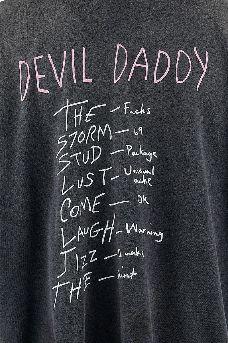 SAINT Mxxxxxx(セントマイケル)SM-HR8-0000-002 / SS TEE / DEVIL DADDY / BLACK Tシャツ -5