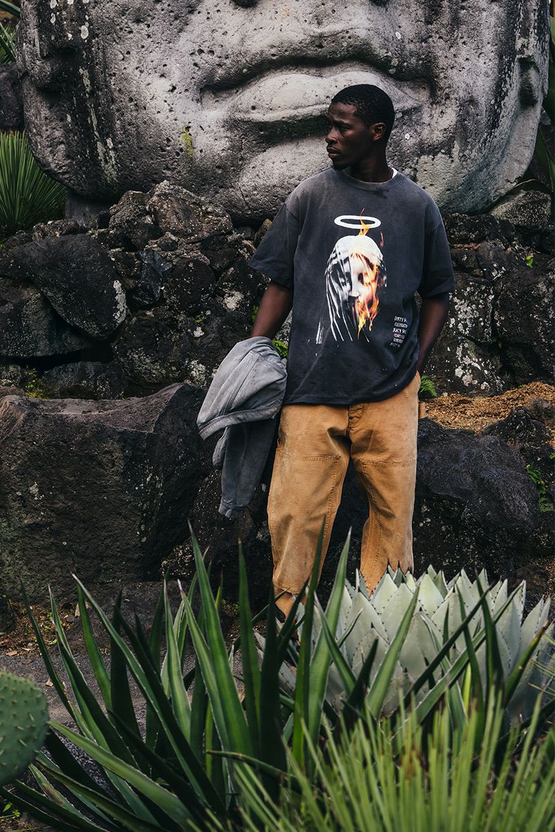 SAINT Mxxxxxx(セントマイケル)SM-HR8-0000-002 / SS TEE / DEVIL DADDY / BLACK Tシャツ -6