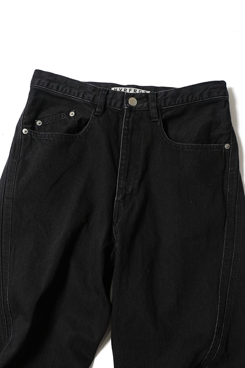 NVRFRGT(ネバーフォーゲット)3D TWISTED WIDE LEG JEANS 3Dツイステッドワイドレッグジーンズ NF251P14C -6