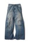 NVRFRGT(ネバーフォーゲット)3D TWISTED WIDE LEG JEANS 3Dツイステッドワイドレッグジーンズ NF251P14B -4