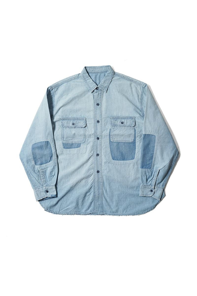 Porter Classic(ポータークラシック)SHAWSHANK CHAMBRAY WORK SHIRT CUSTOM ショーシャンクシャンブレーワークシャツカスタム PC-005-3230