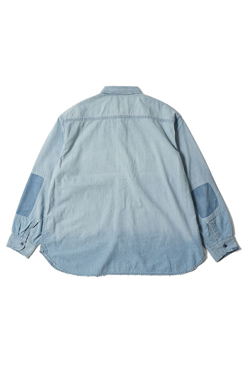 Porter Classic(ポータークラシック)SHAWSHANK CHAMBRAY WORK SHIRT CUSTOM ショーシャンクシャンブレーワークシャツカスタム PC-005-3230 -3