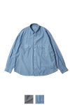 Porter Classic(ポータークラシック)ROLL UP CHAMBRAY SHIRT ロールアップシャンブレーシャツ PC-016-3361