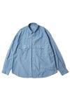 Porter Classic(ポータークラシック)ROLL UP CHAMBRAY SHIRT ロールアップシャンブレーシャツ PC-016-3361 -2