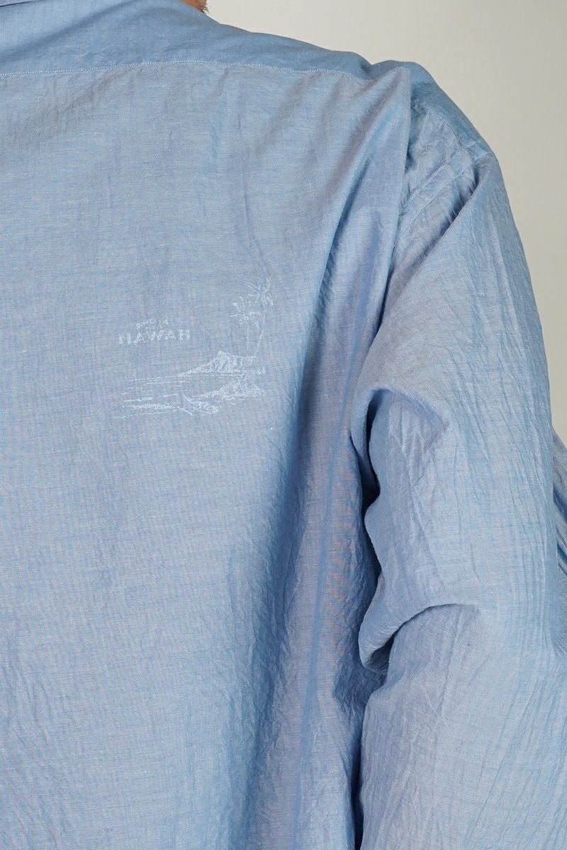 Porter Classic(ポータークラシック)ROLL UP CHAMBRAY SHIRT ロールアップシャンブレーシャツ PC-016-3361