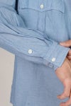 Porter Classic(ポータークラシック)ROLL UP CHAMBRAY SHIRT ロールアップシャンブレーシャツ PC-016-3361