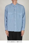 Porter Classic(ポータークラシック)ROLL UP CHAMBRAY SHIRT ロールアップシャンブレーシャツ PC-016-3361