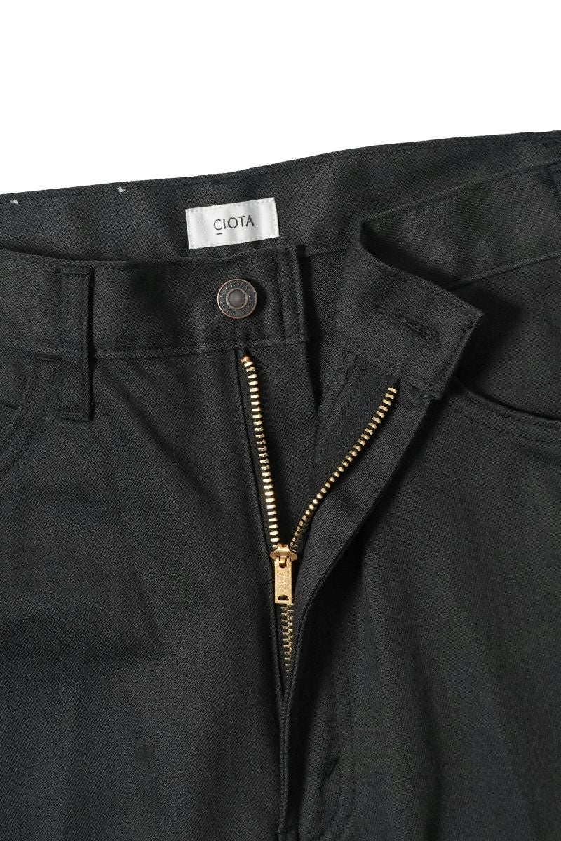 CIOTA (シオタ)TC Twill 4 Pocket Pants (Baggy) TCツイル4ポケットパンツ バギー Black ブラック PTLM-164 -17