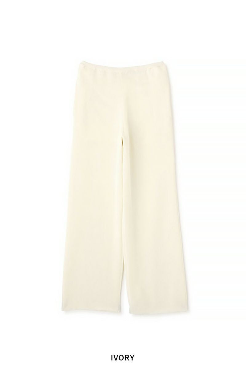 ETRE TOKYO(エトレトウキョウ)ソフトシアーワイドニットパンツ 1225220092 -13