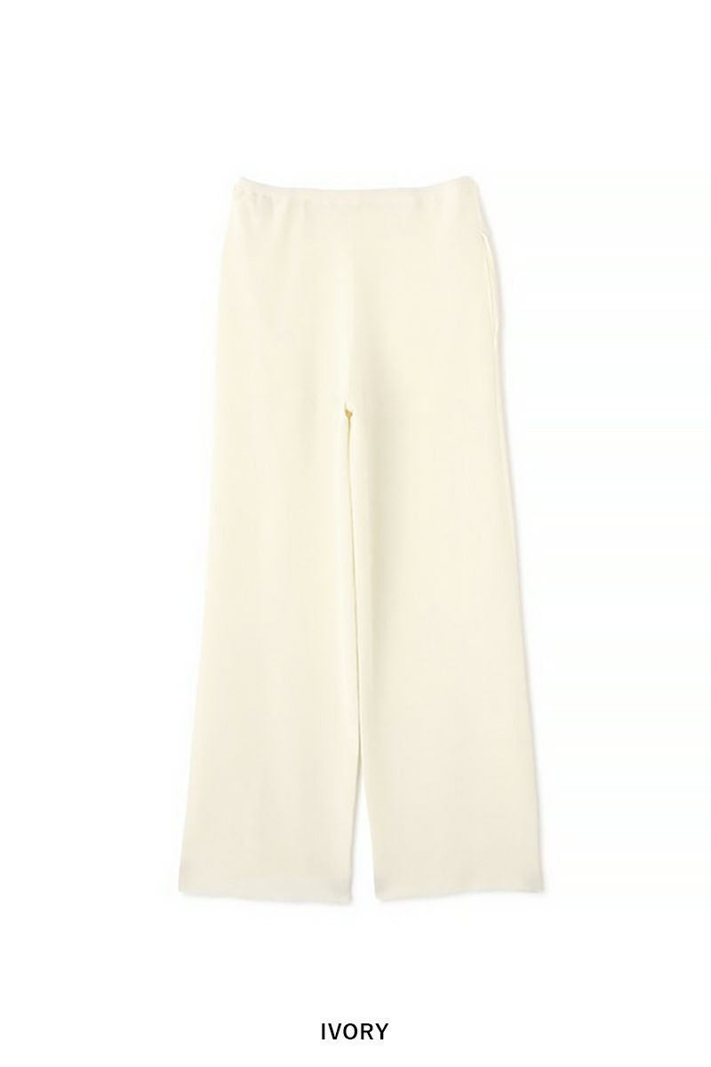 ETRE TOKYO(エトレトウキョウ)ソフトシアーワイドニットパンツ 1225220092 -14