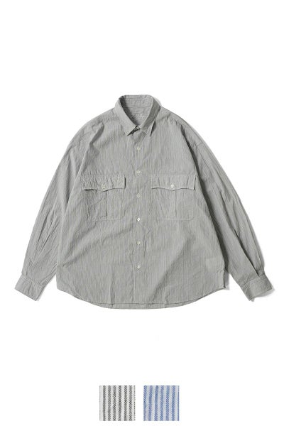 Porter Classic(ポータークラシック)ROLL UP STRIPE SHIRT ロールアップストライプシャツ PC-016-3357
