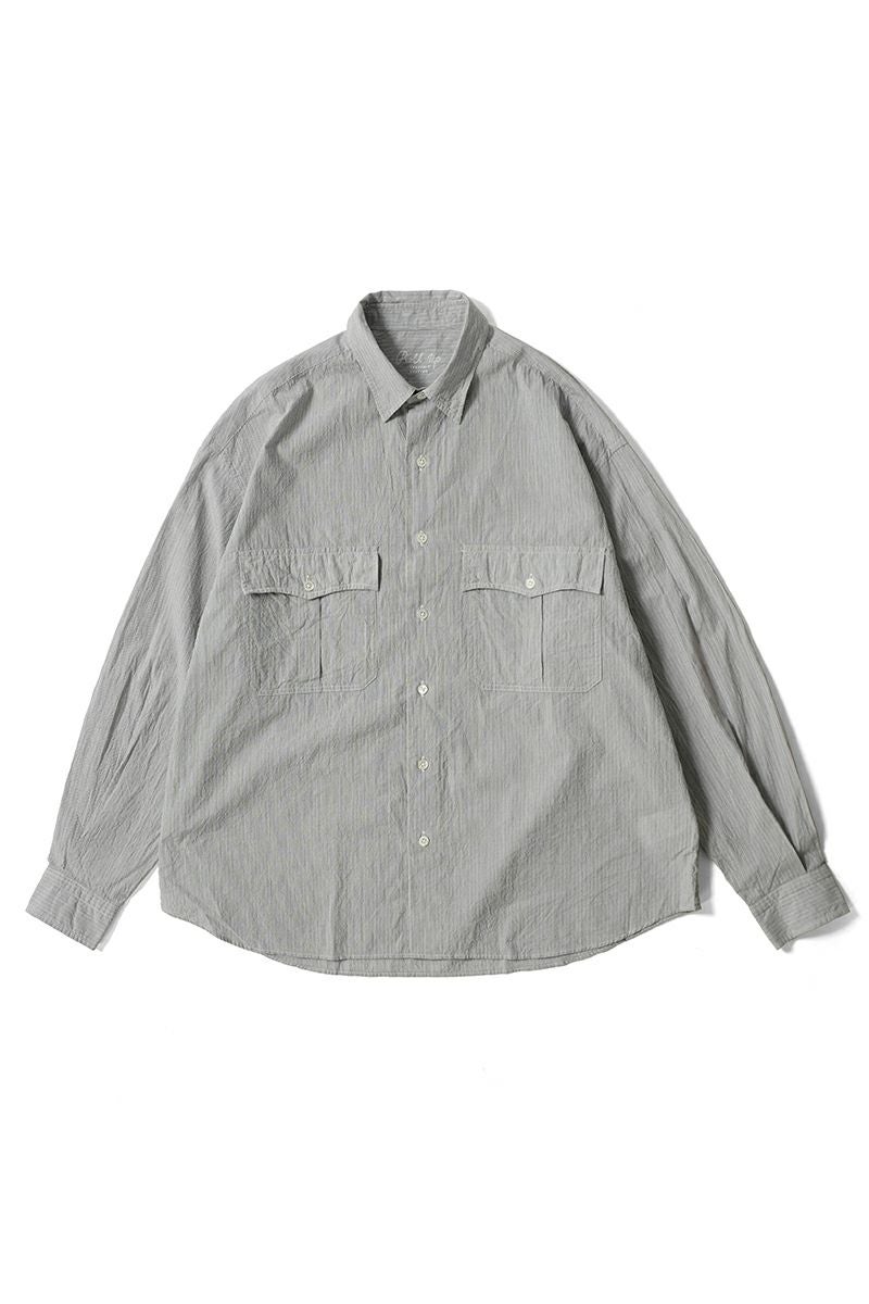 Porter Classic(ポータークラシック)ROLL UP STRIPE SHIRT ロールアップストライプシャツ PC-016-3357 -1