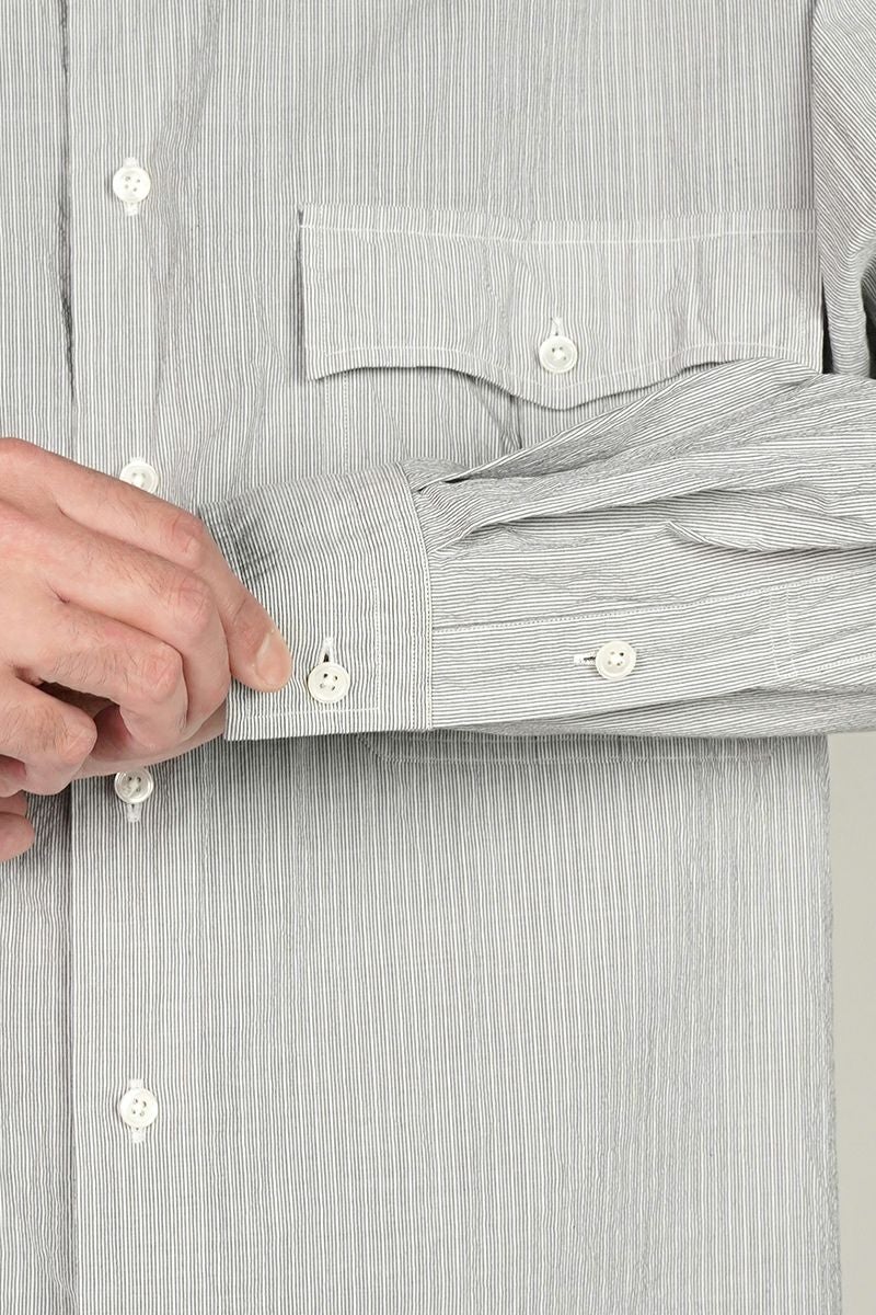 Porter Classic(ポータークラシック)ROLL UP STRIPE SHIRT ロールアップストライプシャツ PC-016-3357 -1