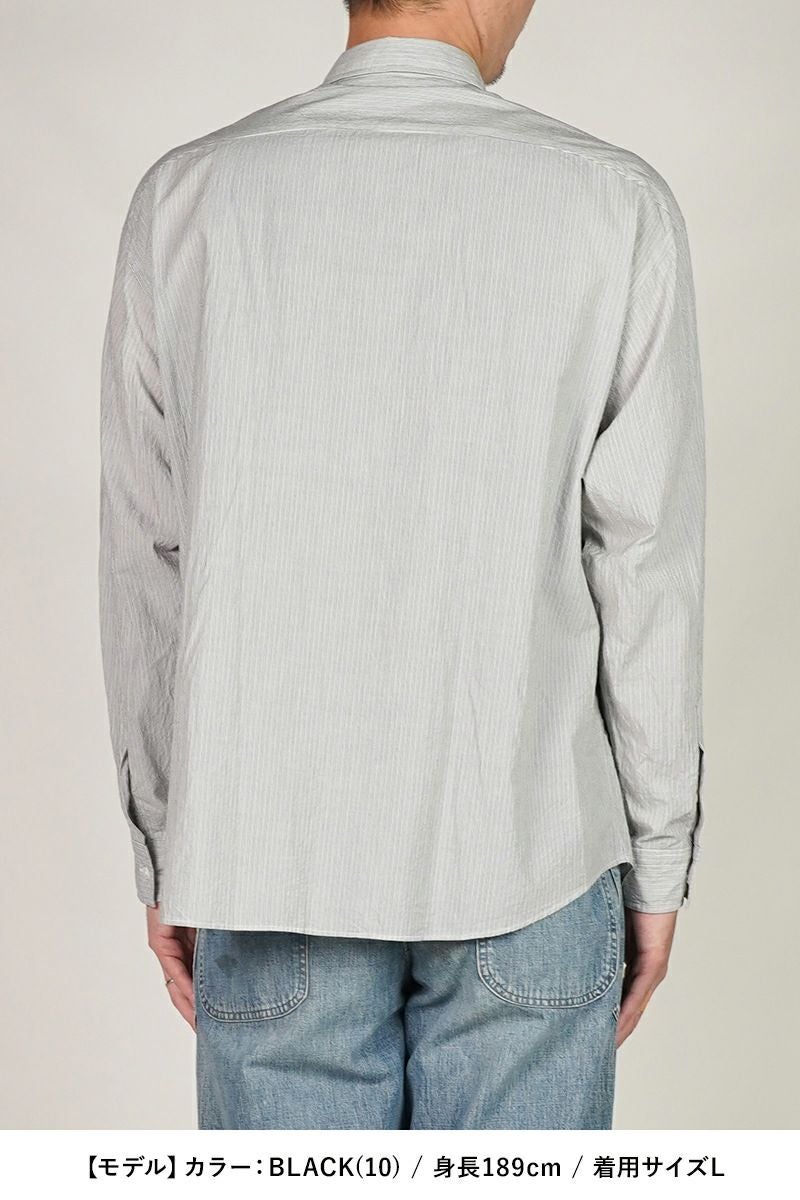 Porter Classic(ポータークラシック)ROLL UP STRIPE SHIRT ロールアップストライプシャツ PC-016-3357 -1