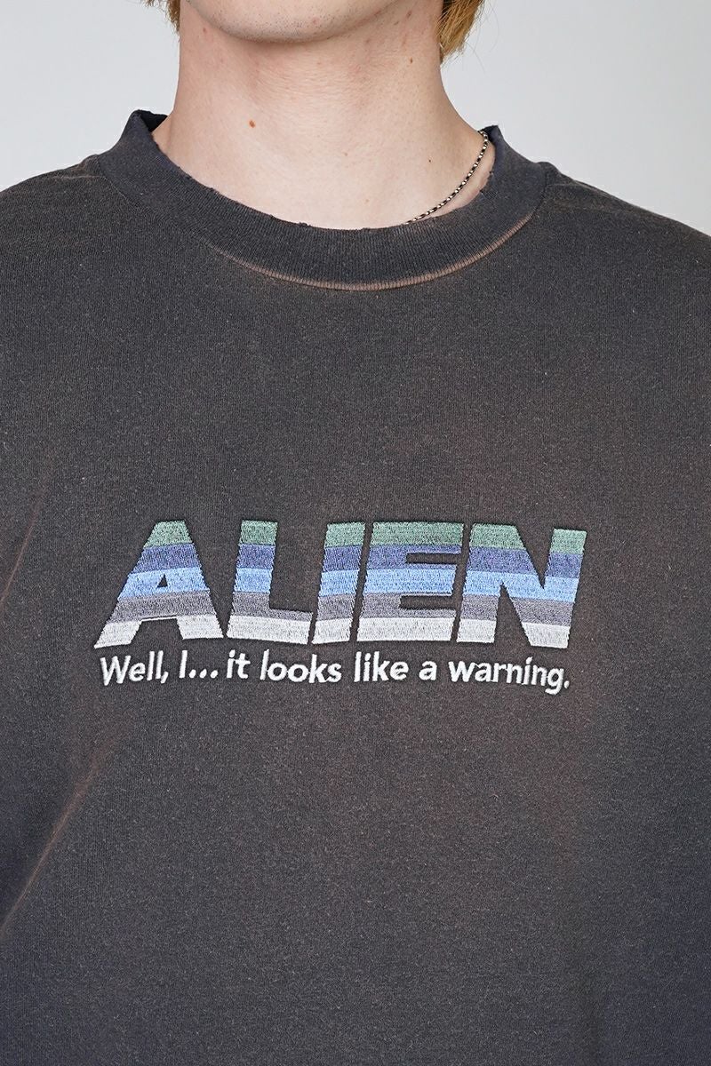 DAIRIKU(ダイリク)Alien Vintage Wash H-S Tee エイリアンヴィンテージウォッシュTシャツ 25SS CS3 -2