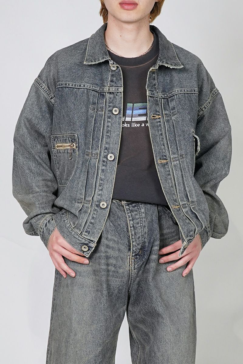 DAIRIKU(ダイリク) | DAIRIKU(ダイリク)2PKT Vinatge Denim Jacket 2