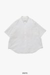 Graphpaper(グラフペーパー)Oxford S/S Oversized B.D Shirt オックスフォード半袖オーバーサイズボタンダウンシャツ GM251-50023B -4