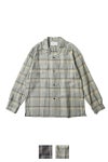 SUGARHILL(シュガーヒル)OMBRE PLAID OPEN COLLAR SHIRTS オンブレプレイドオープンカラーシャツ 2541000501