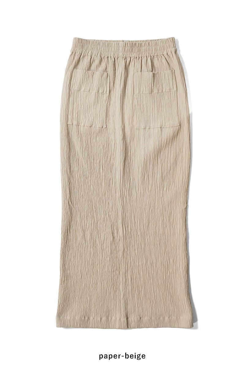 kengo(ケンゴ) cotton banana yoryu long skirt コットンバナナ楊柳ロングスカート K25SS-SK2