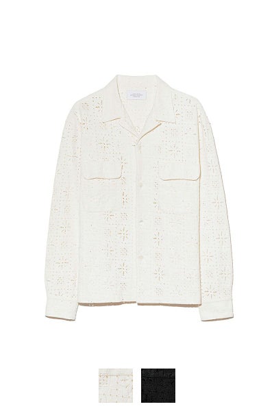 UNUSED(アンユーズド)Long sleeve Lace shirt 長袖レースシャツ US2504