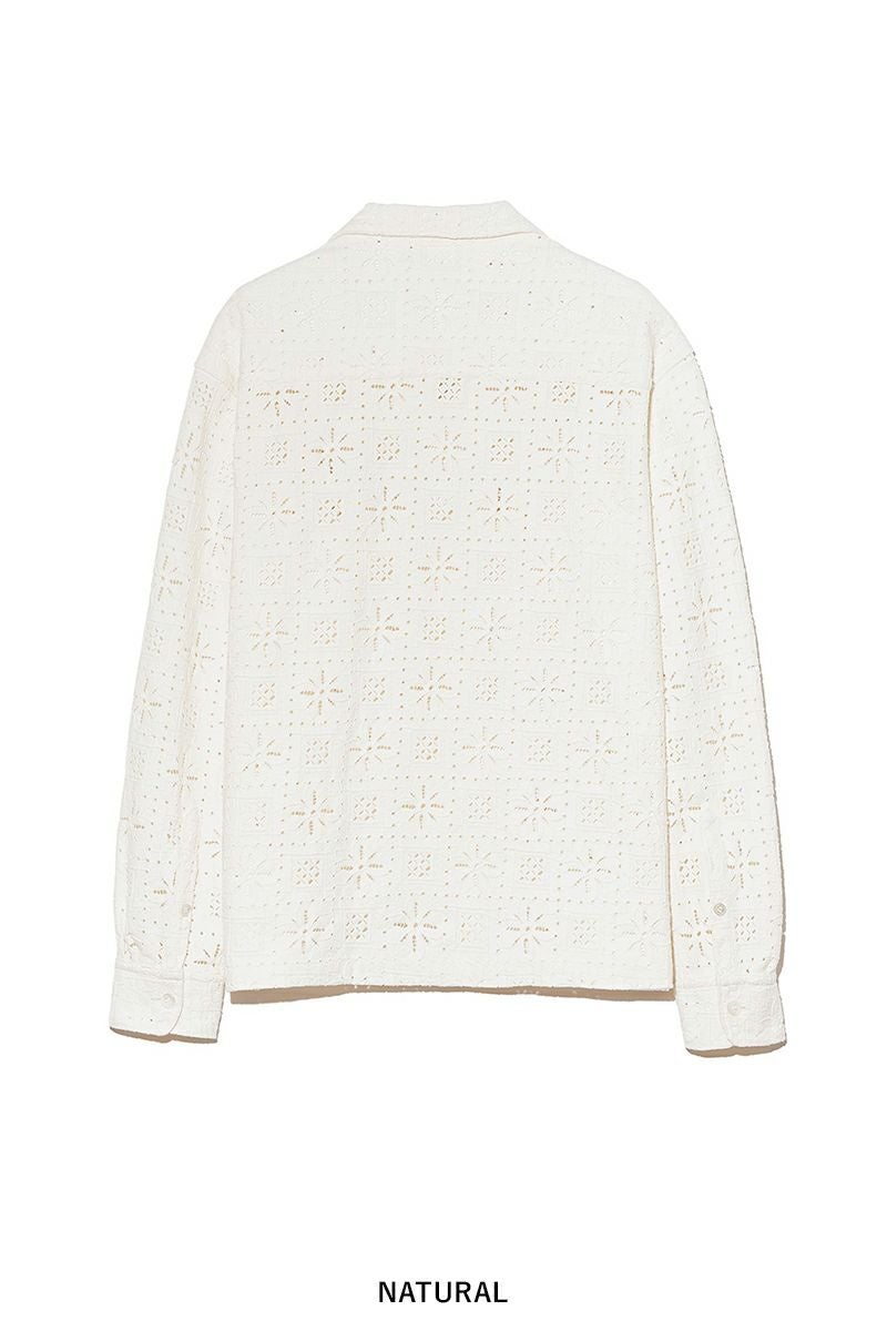 UNUSED(アンユーズド)Long sleeve Lace shirt 長袖レースシャツ US2504 -15