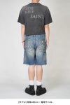 SAINT Mxxxxxx(セントマイケル)SM-HR8-0000-073 / DOUBLE KNEE SHORTS / BLUE ダブルニーショーツ