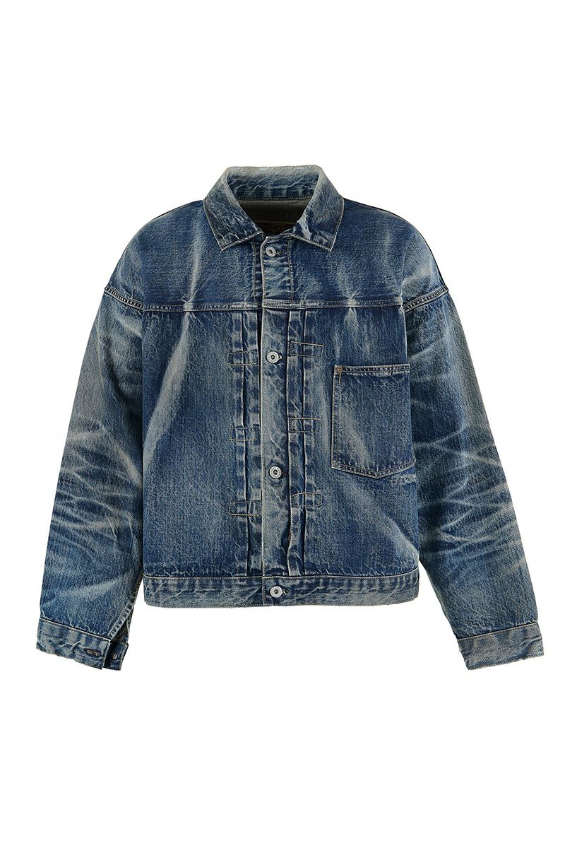 SAINT Mxxxxxx(セントマイケル)SM-HR8-0000-C39 / BJ_DENIM JACKET / DAMAGE / BLUE BerBerJin ベルベルジン デニムジャケット