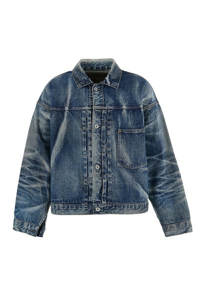 SAINT Mxxxxxx(セントマイケル)SM-HR8-0000-C39 / BJ_DENIM JACKET / DAMAGE / BLUE BerBerJin ベルベルジン デニムジャケット