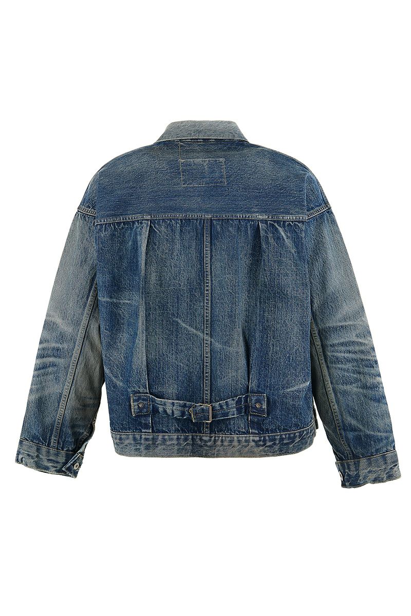 SAINT Mxxxxxx(セントマイケル)SM-HR8-0000-C39 / BJ_DENIM JACKET / DAMAGE / BLUE BerBerJin ベルベルジン デニムジャケット -1