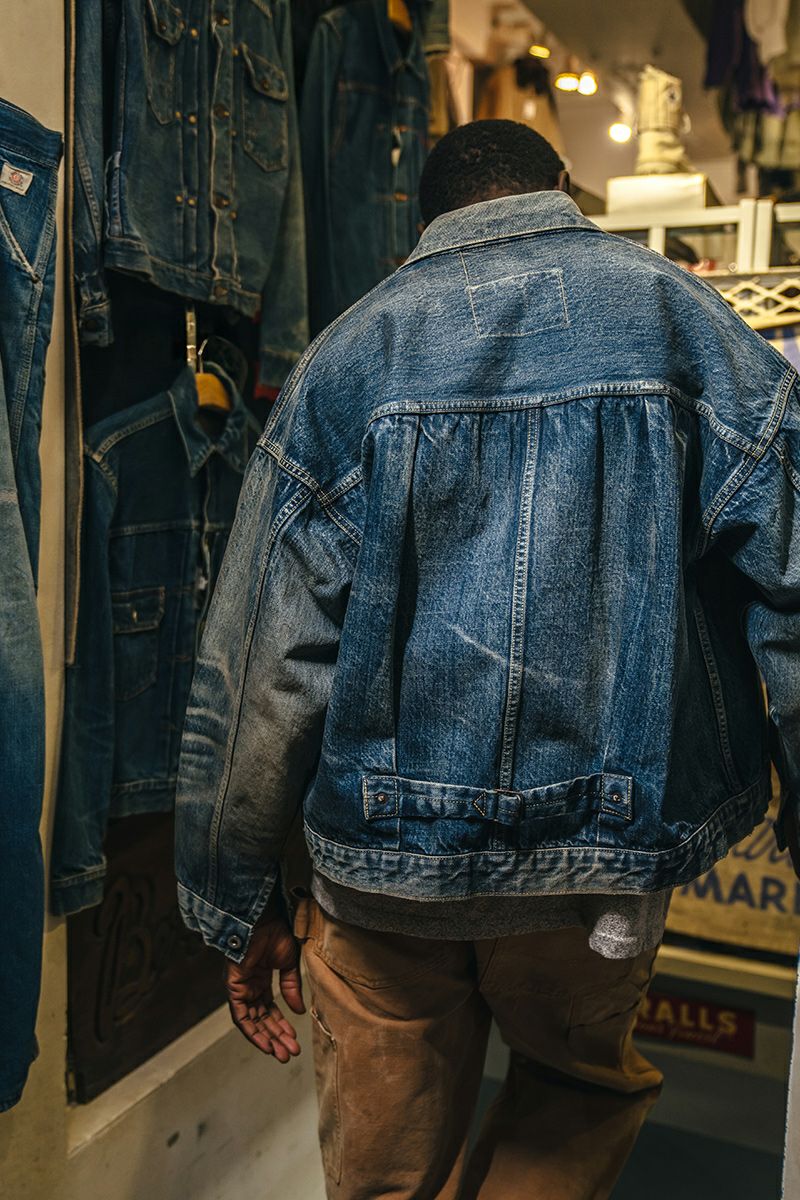 SAINT Mxxxxxx(セントマイケル)SM-HR8-0000-C39 / BJ_DENIM JACKET / DAMAGE / BLUE BerBerJin ベルベルジン デニムジャケット -8