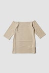 JANE SMITH(ジェーンスミス) COTTON POLYURETHANE OFF SHOULDER HALF SLEEVE TOPS コットンポリウレタンオフショルダーハーフスリーブトップス 25SCT-#809L