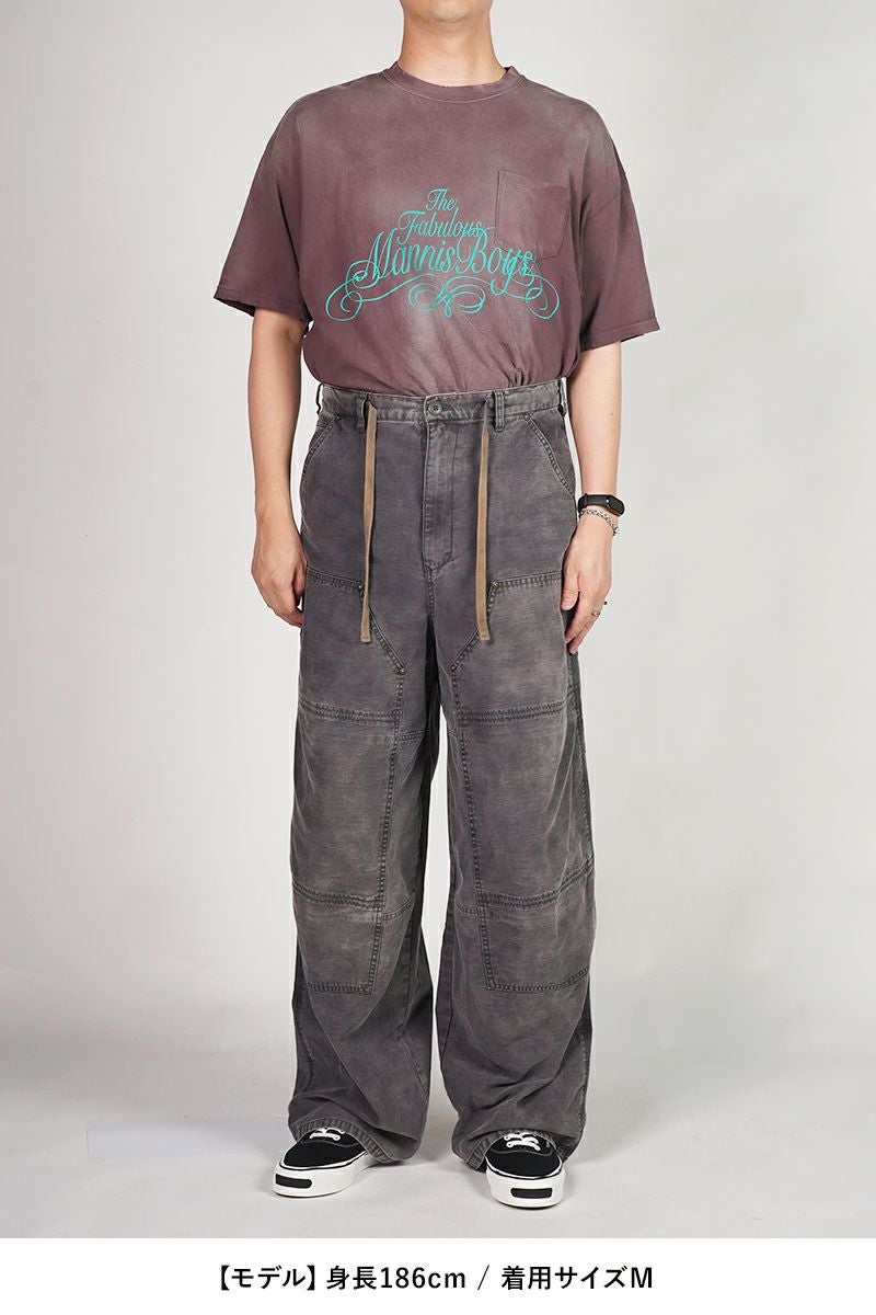 KAMIYA(カミヤ) | KAMIYA(カミヤ)Stain Painter Pants サテン 