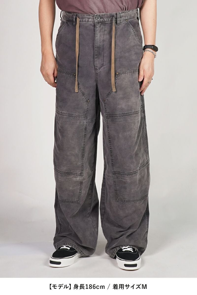 KAMIYA(カミヤ) | KAMIYA(カミヤ)Stain Painter Pants サテン