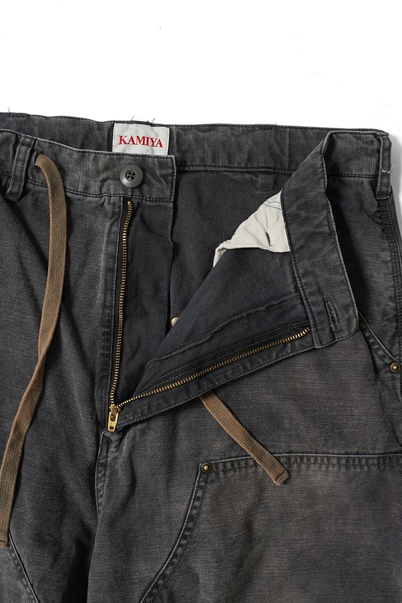 KAMIYA(カミヤ) Stain Painter Pants サテンペインターパンツ G14PT025