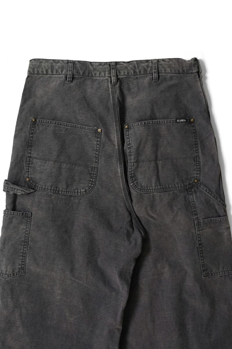 KAMIYA(カミヤ) Stain Painter Pants サテンペインターパンツ G14PT025