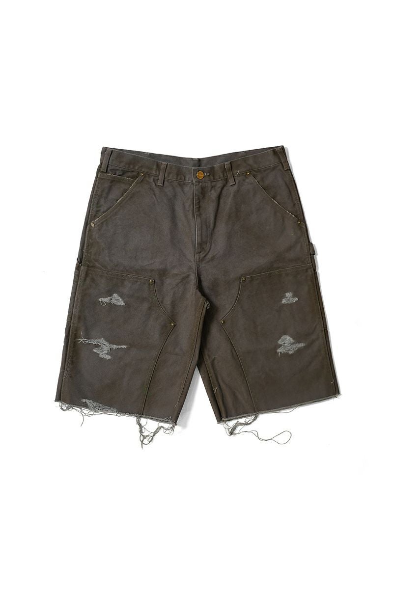 KAMIYA(カミヤ) BORO Duck Painter Wide Bermuda Pants ボロダックペインターワイドバミューダパンツ G14PT093