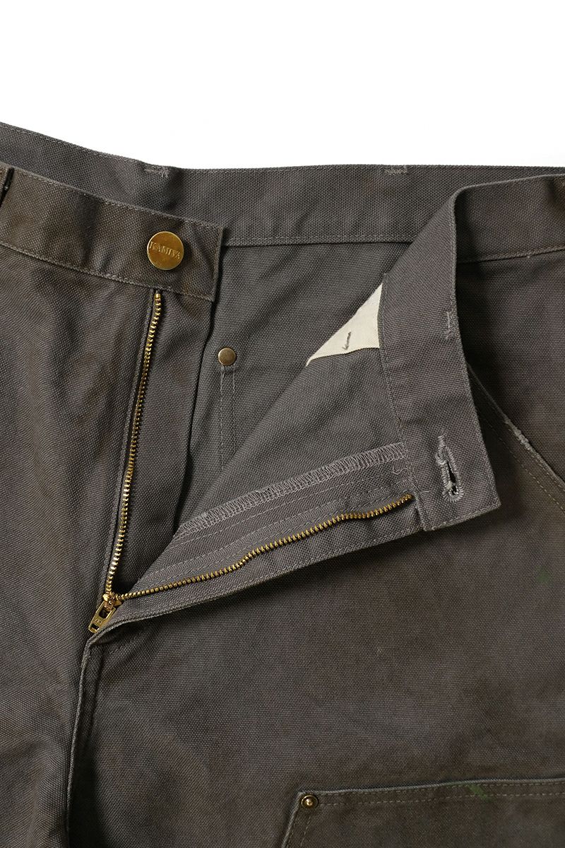 KAMIYA(カミヤ) BORO Duck Painter Wide Bermuda Pants ボロダックペインターワイドバミューダパンツ G14PT093