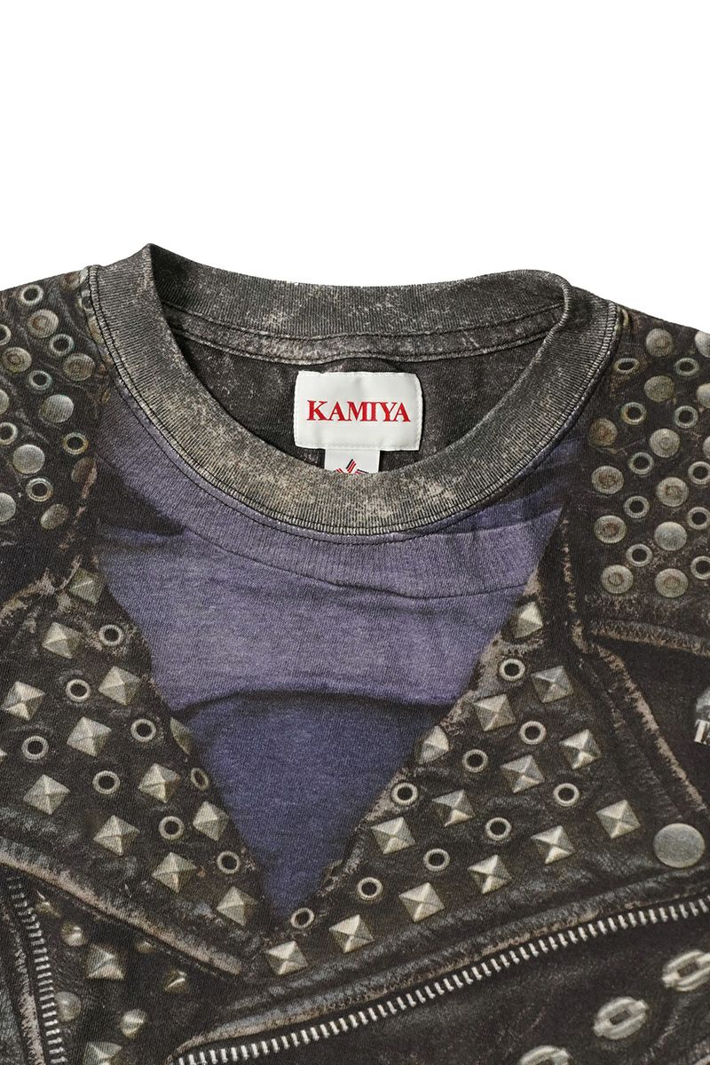 KAMIYA(カミヤ) | KAMIYA(カミヤ)Trompe I'oeil Print T-Shirt