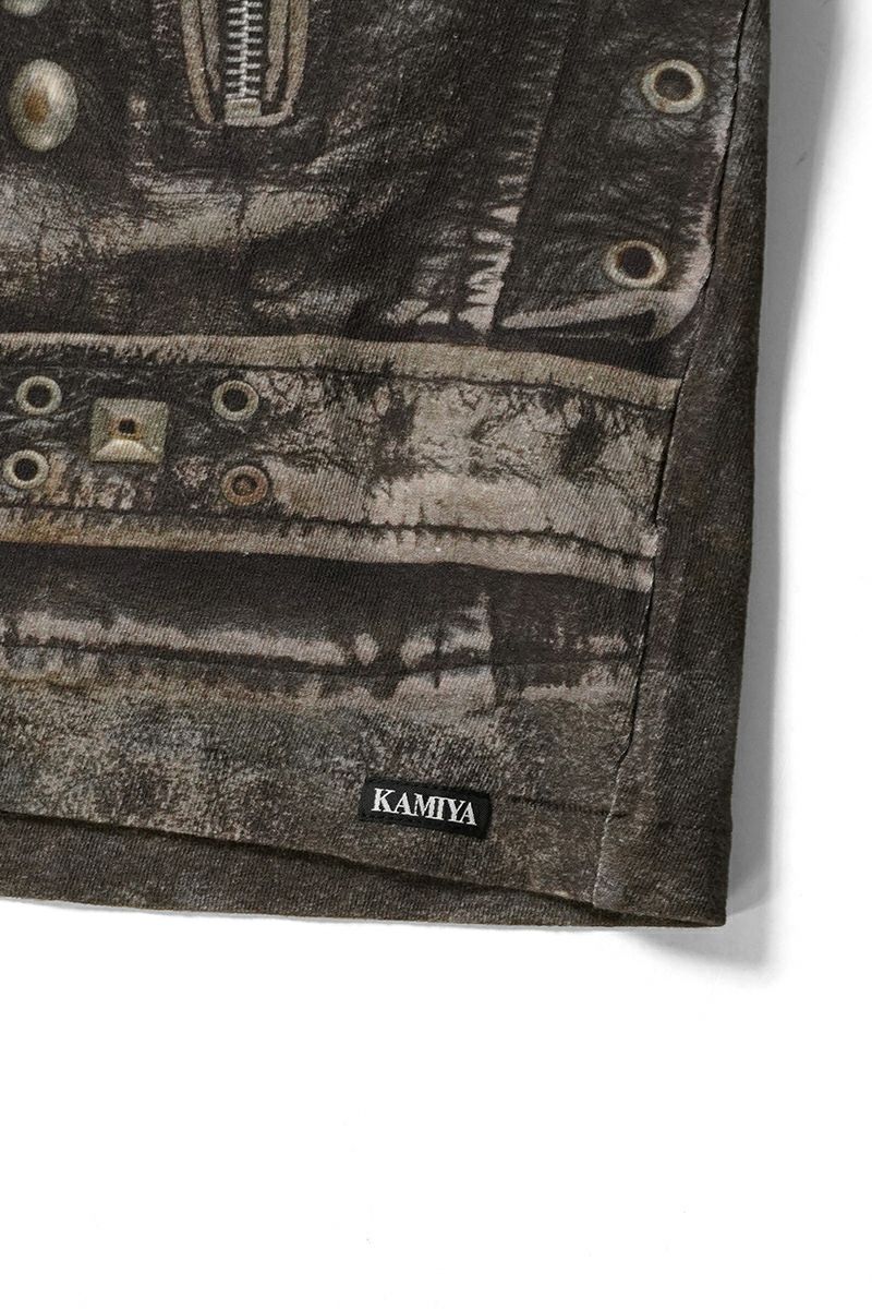 KAMIYA(カミヤ) | KAMIYA(カミヤ)Trompe I'oeil Print T-Shirt
