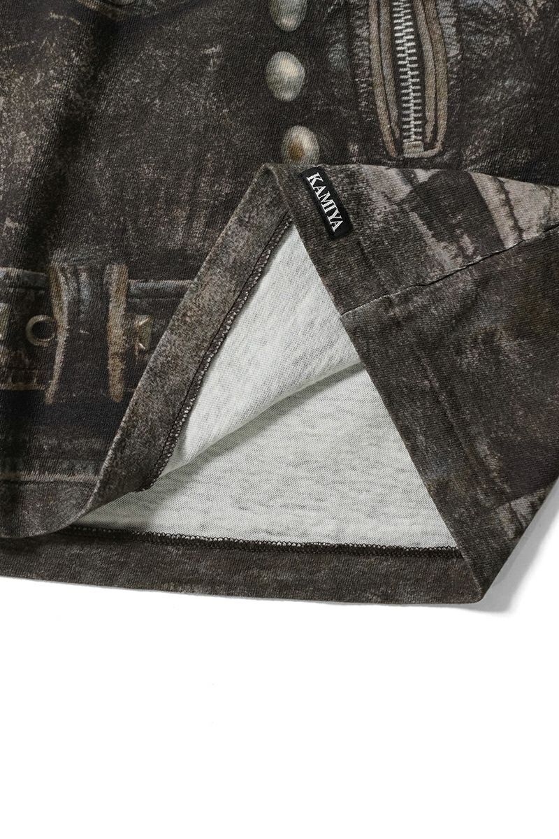 KAMIYA(カミヤ) | KAMIYA(カミヤ)Trompe I'oeil Print T-Shirt