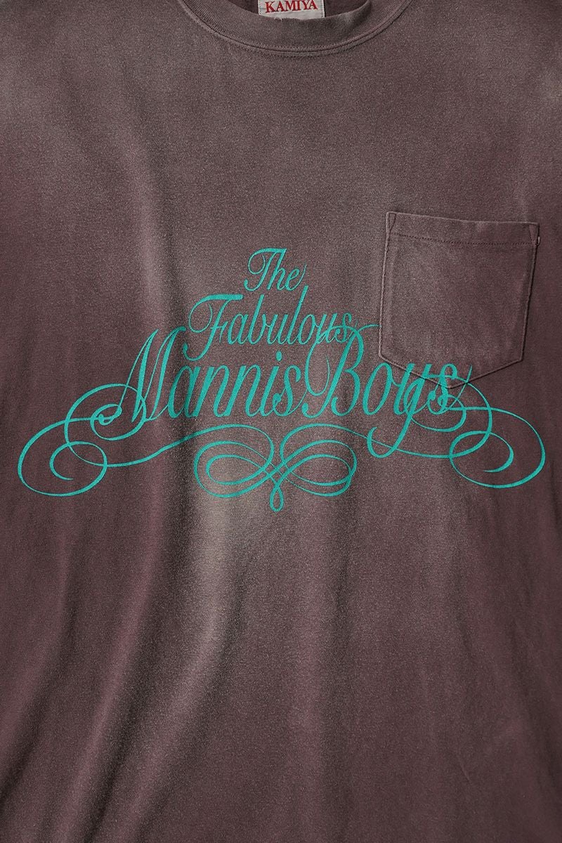 KAMIYA(カミヤ) Distressed Pocket Tee ディストゥレストポケットTシャツ G14TS082