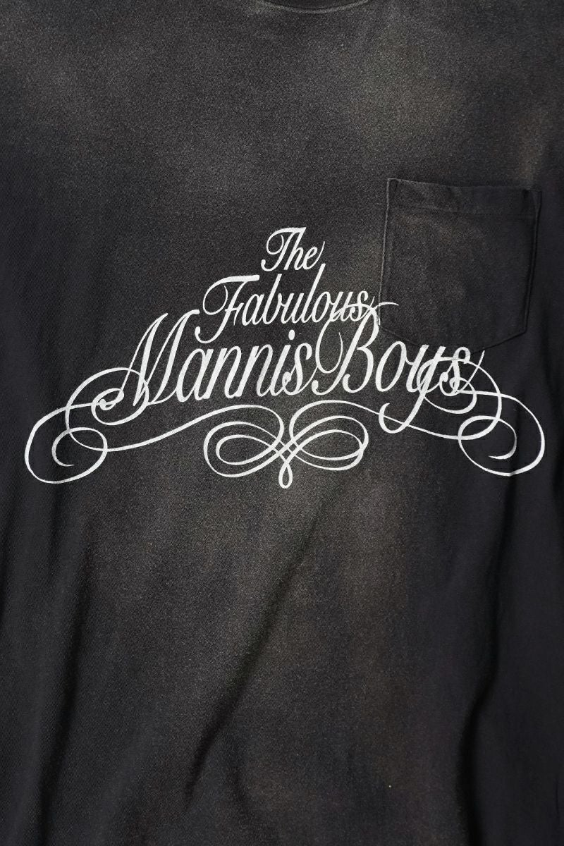 KAMIYA(カミヤ) Distressed Pocket Tee ディストゥレストポケットTシャツ G14TS082