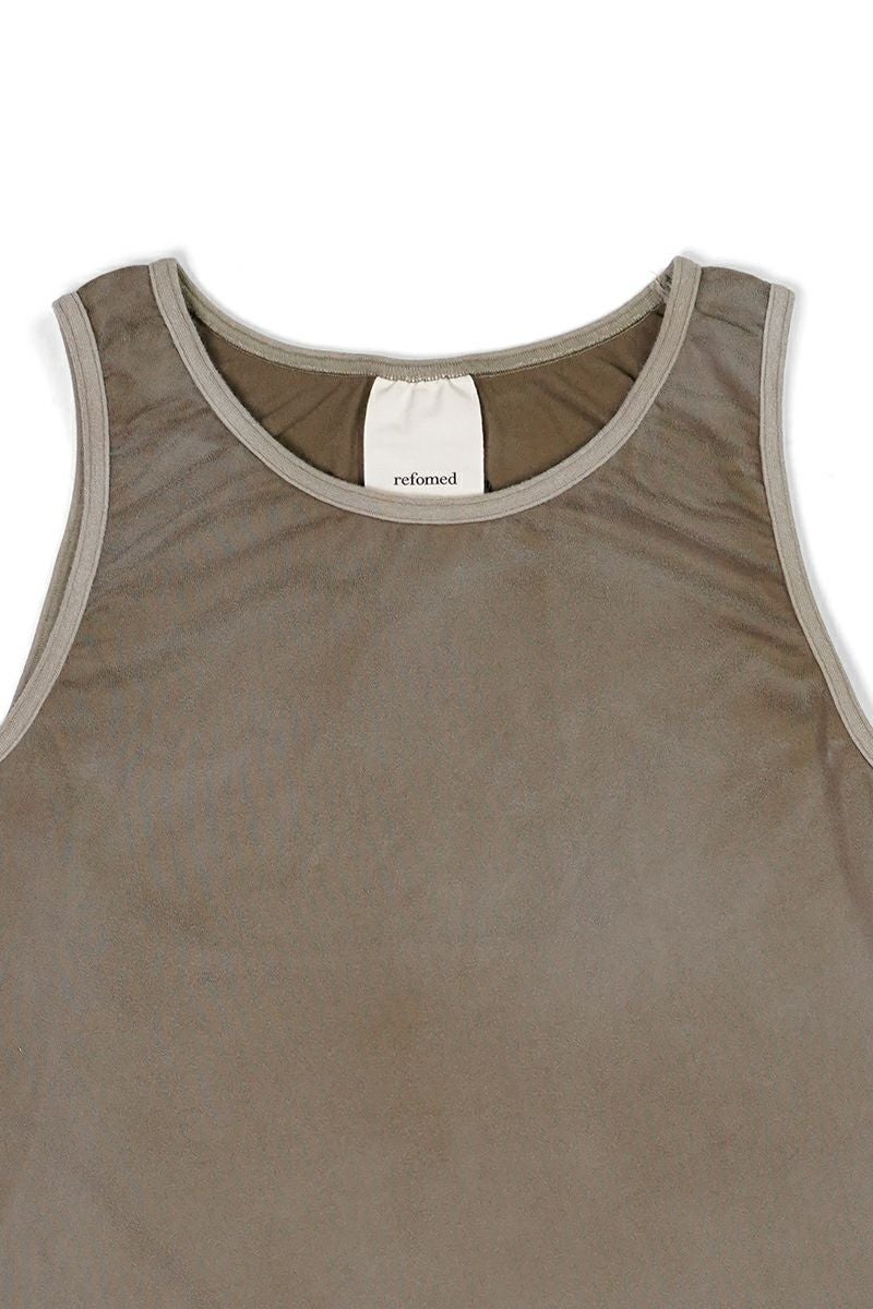 refomed(リフォメッド) 10 WASH TANK TOP 10ウォッシュタンクトップ RECU-038