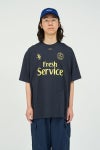 FreshService(フレッシュサービス) CORPORATE PRINTED S/S TEE "FOOTBALL" コーポレートプリントTシャツ フットボール FSC251-70185