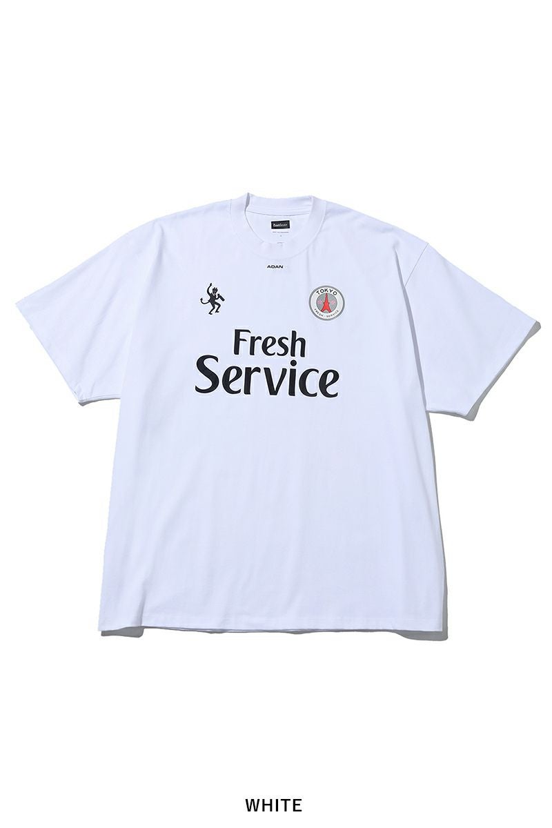 FreshService(フレッシュサービス) CORPORATE PRINTED S/S TEE "FOOTBALL" コーポレートプリントTシャツ フットボール FSC251-70185
