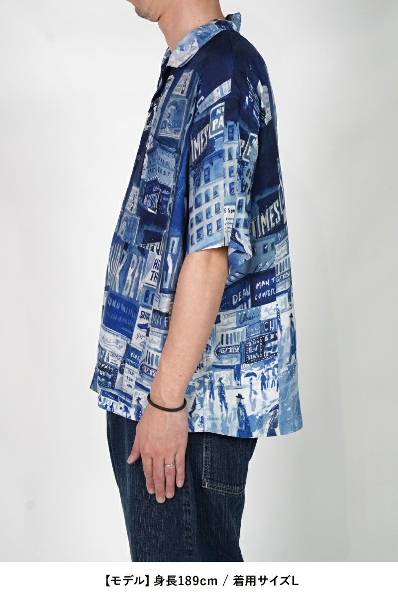 Porter Classic(ポータークラシック) ALOHA SHIRT TIMES SQUARE アロハシャツタイムズスクエア PC-024-3275