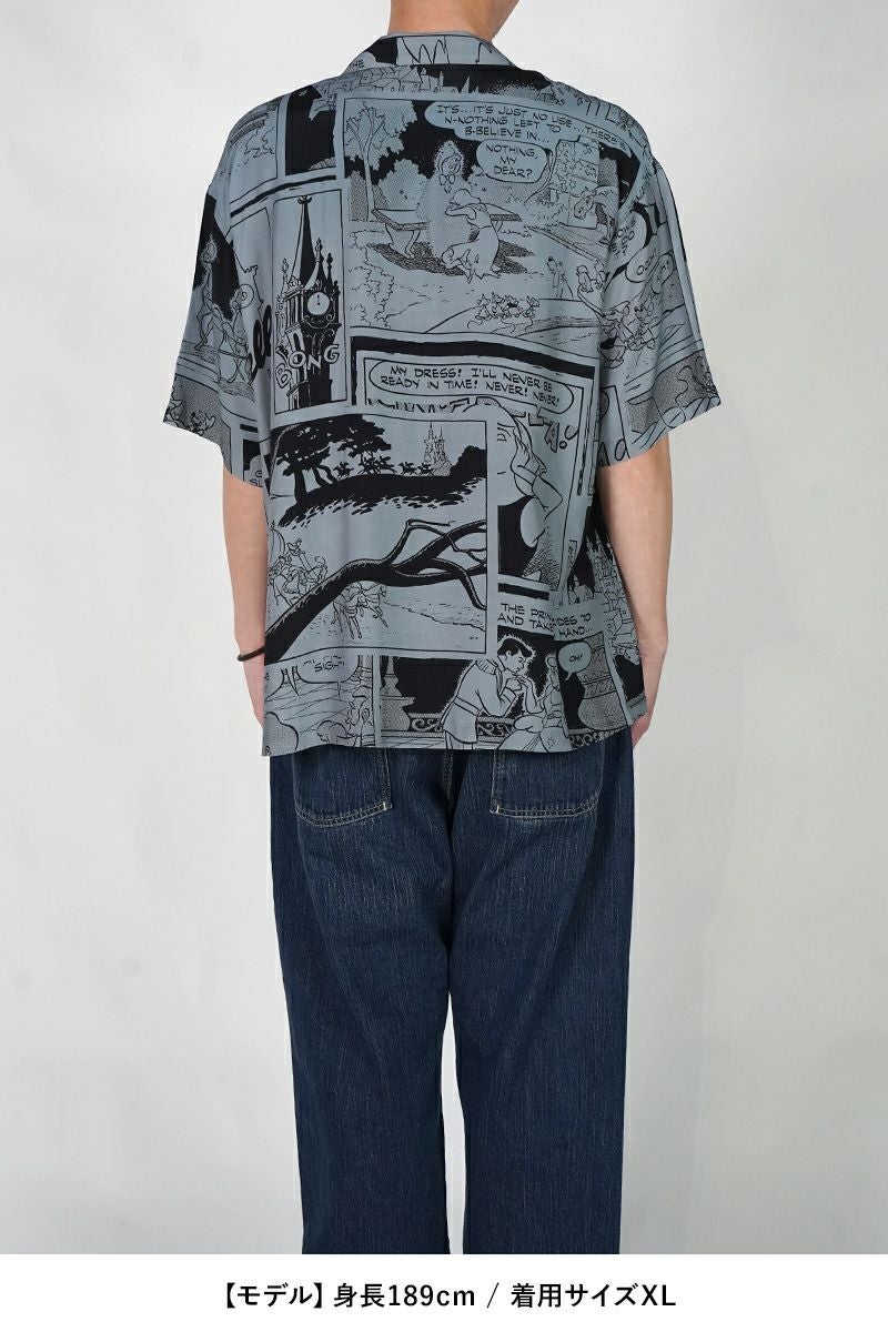 Porter Classic(ポータークラシック) DISNEY VC PC ALOHA COLLECTION ALOHA SHIRT CINDERELLA ディズニーポータークラシックアロハコレクション アロハシャツシンデレラ PC-024-3285