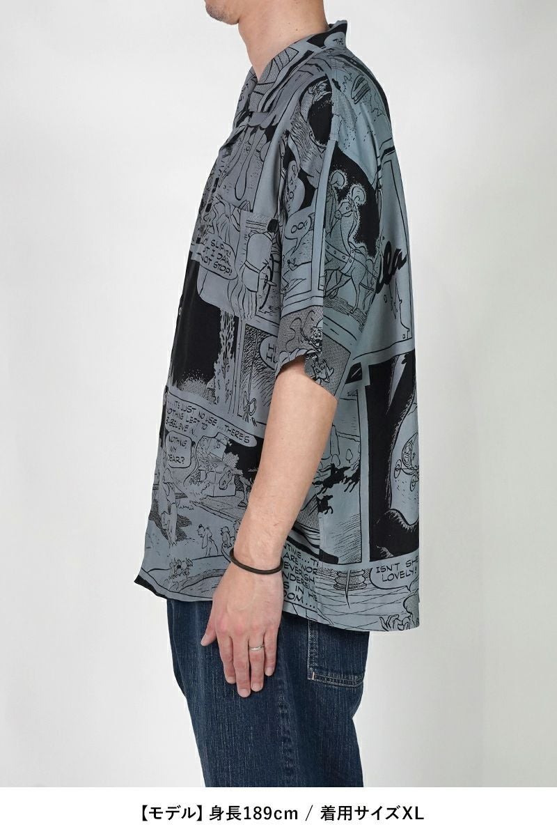 Porter Classic(ポータークラシック) DISNEY VC PC ALOHA COLLECTION ALOHA SHIRT CINDERELLA ディズニーポータークラシックアロハコレクション アロハシャツシンデレラ PC-024-3285