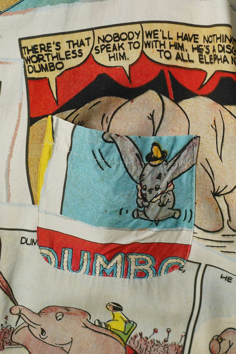 Porter Classic(ポータークラシック) DISNEY VC PC ALOHA COLLECTION ALOHA SHIRT DUMBO ディズニーポータークラシックアロハコレクション アロハシャツダンボ PC-024-3289