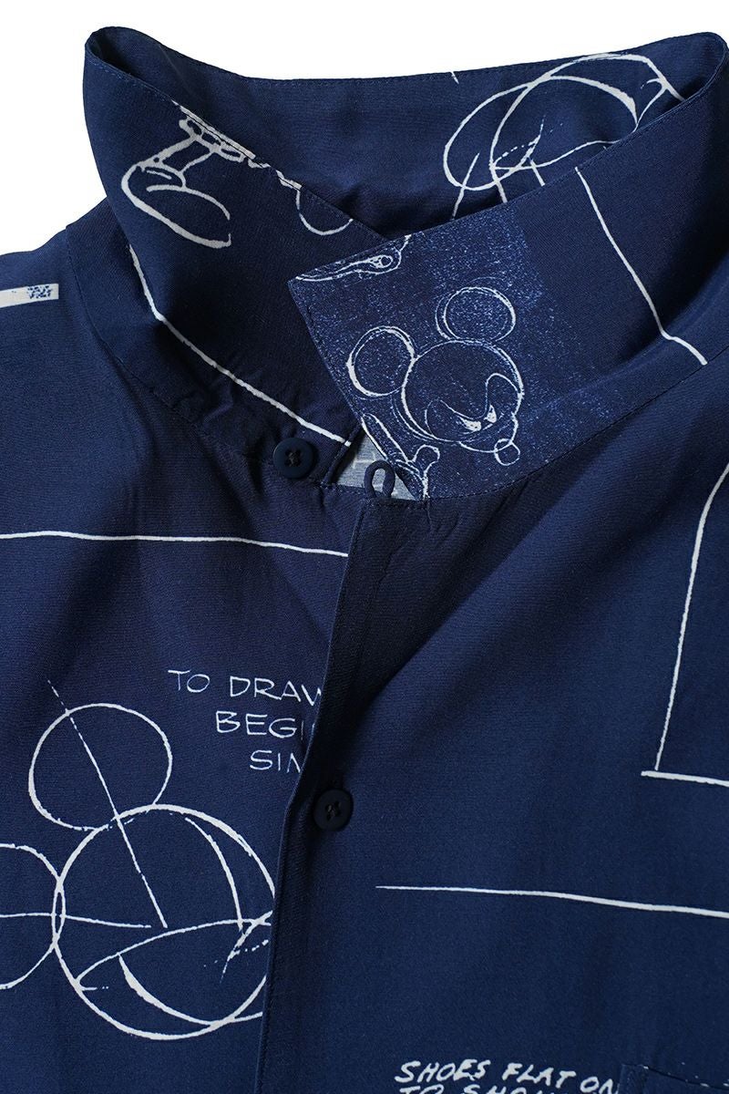 Porter Classic(ポータークラシック) DISNEY MS PC ALOHA COLLECTION ALOHA SHIRT DISNEY MICKEY MOUSE ディズニーポータークラシックアロハコレクション アロハシャツディズニーミッキーマウス PC-024-3290